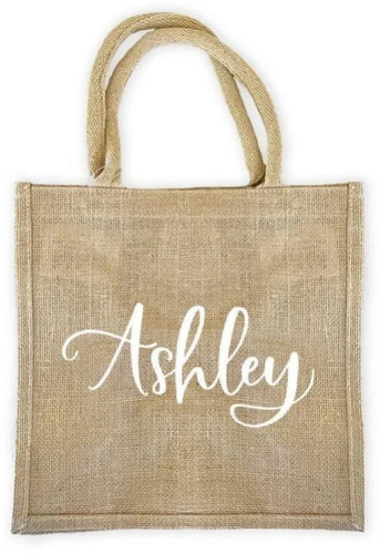 Eco Friendly Printed Jute Shopping Bags