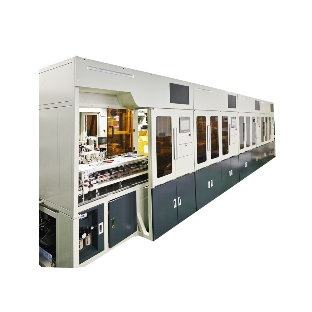 Fully Automatic Fakra Wire Processing Machine - Color: White Black
