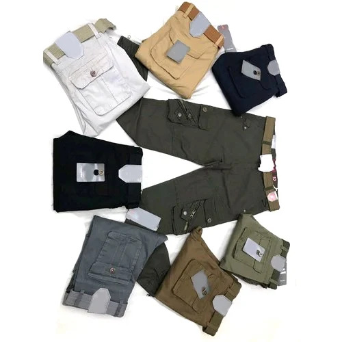 Mens Plain Cargo Pant