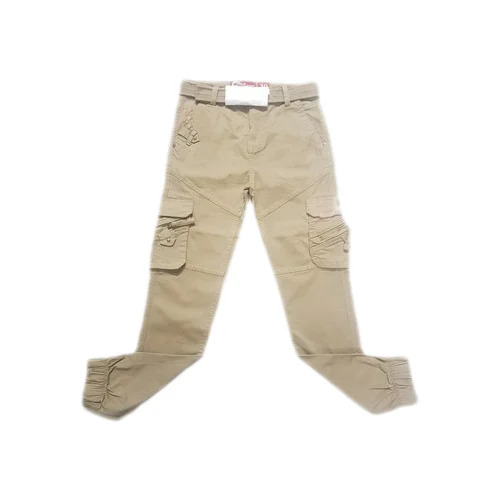 Mens Plain Cotton Cargo Pants