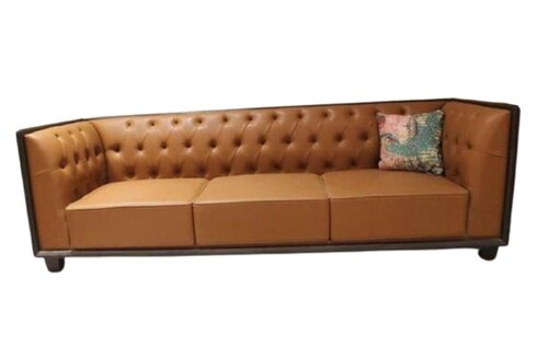 Rectangular Designer Brown Sofa