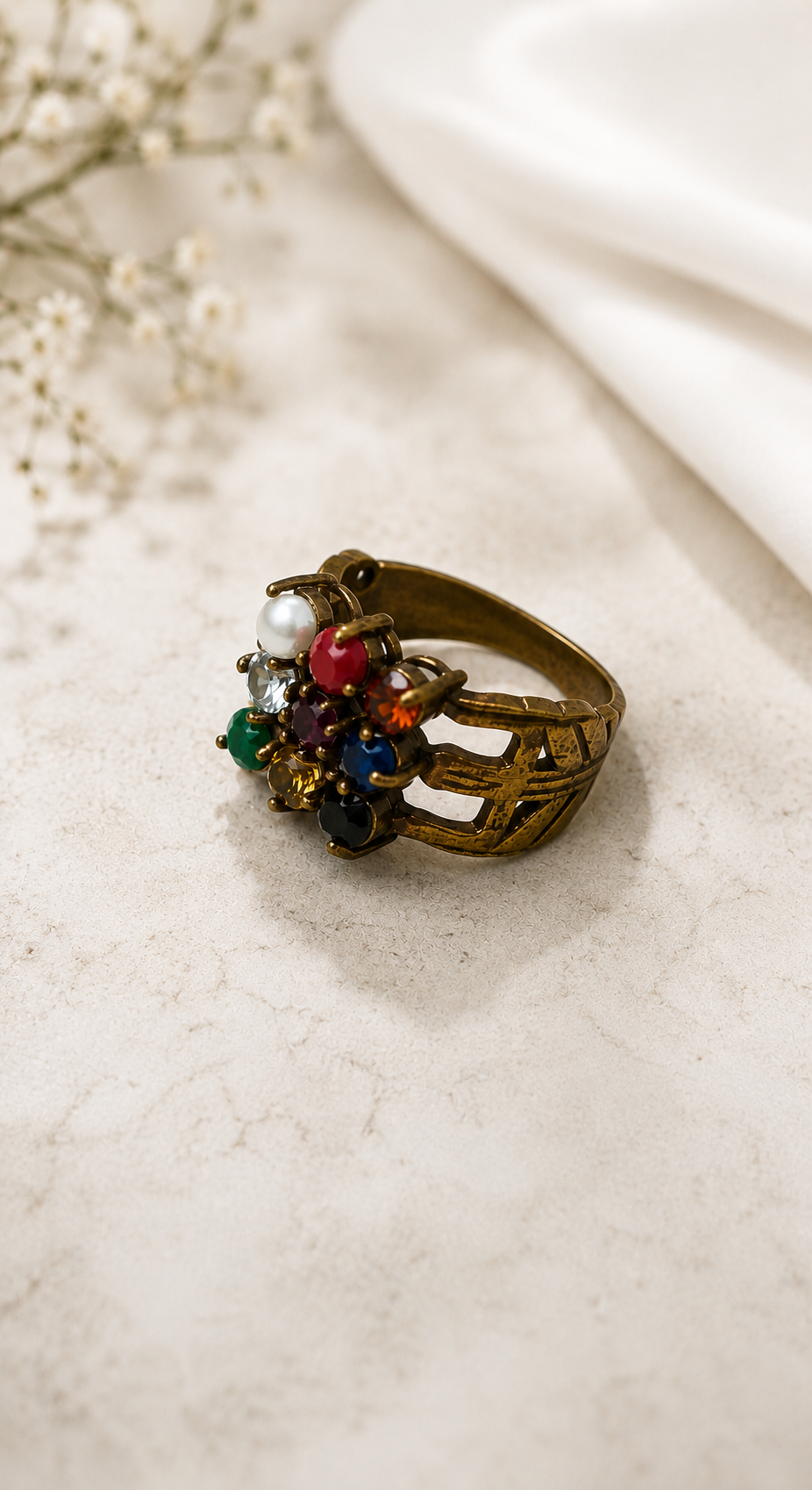 Trishul Navaratna Ring