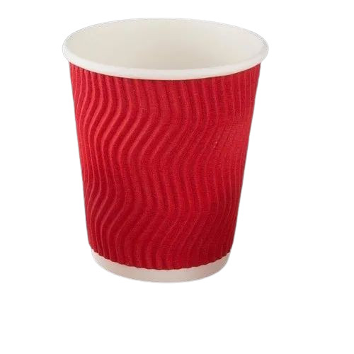 250ml Red And White Disposable Paper Cup