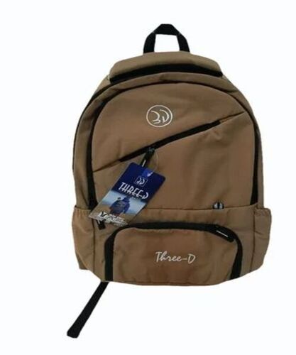 30 Litre Three D Plain Nylon Laptop Backpack