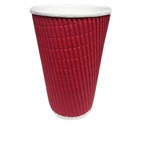 300Ml Red And White Disposable Paper Cup - Size: Customized