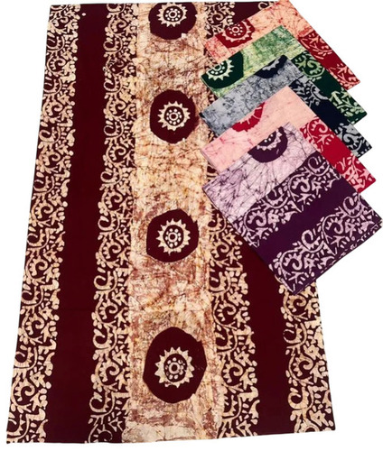 Batik Printed Cotton Nighty Fabric