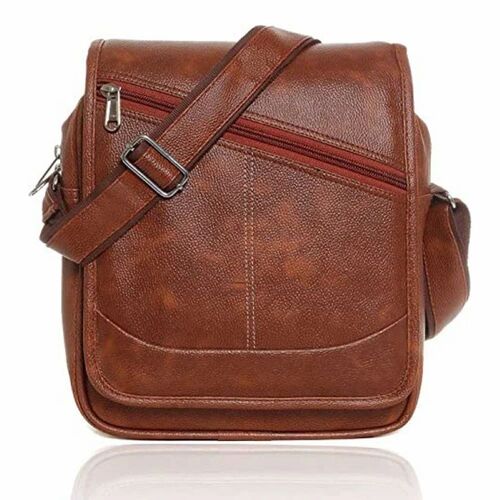 Brown Leather Sling Bag
