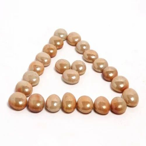 Golden Polish Pearl Beads