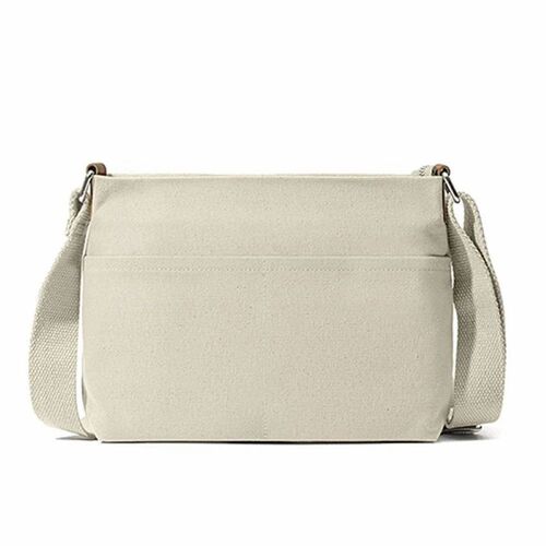 Ivory Canvas Sling Bag