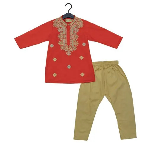 Kids Embroidered Kurta Pajama