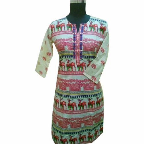 Ladies Printed Cotton Kurti