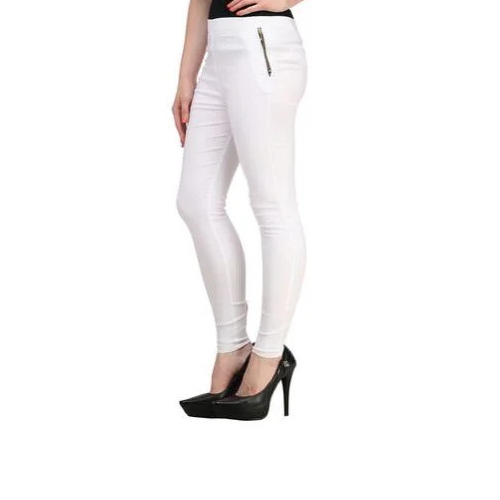 Ladies White Jeggings