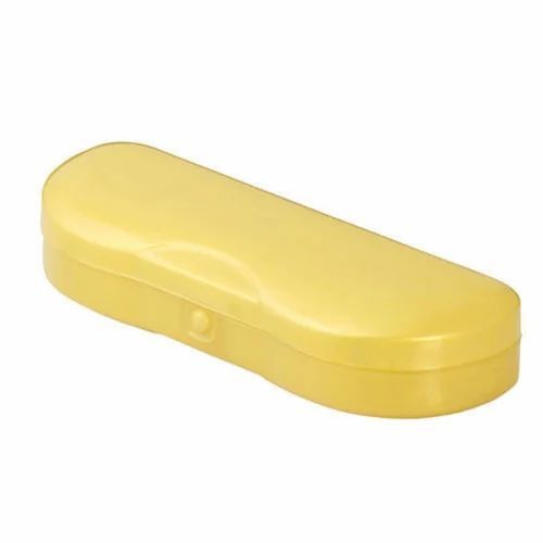 Medium Yellow Color Plastic Spectacle Case