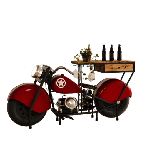 Motorbike Bar Table - Assembly: No Assembly Required