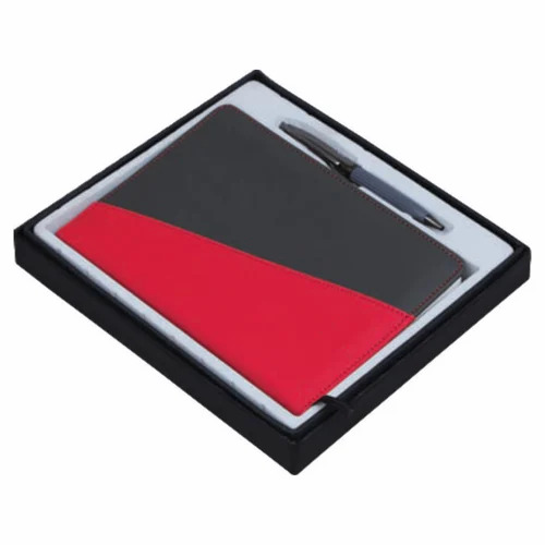 Premium Red & Black Corporate Gift Set - New, Rectangular Box, Red & Black, Stylist, Eco Friendly