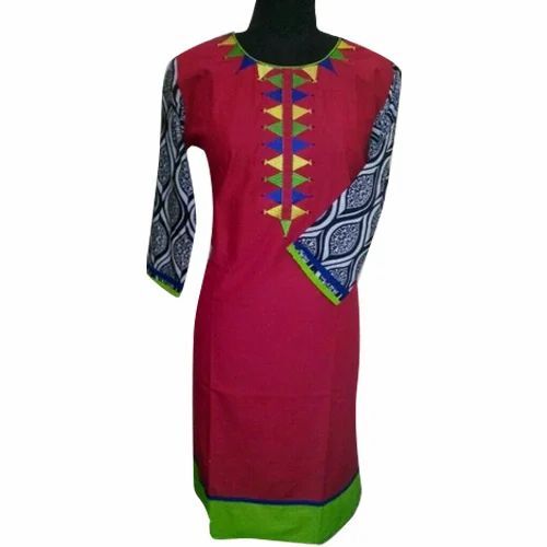 Round Neck Casual Kurti