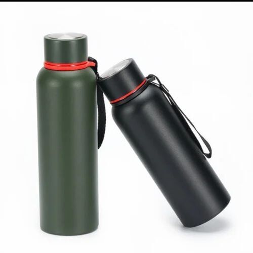 Stainless Steel Black Water Bottle