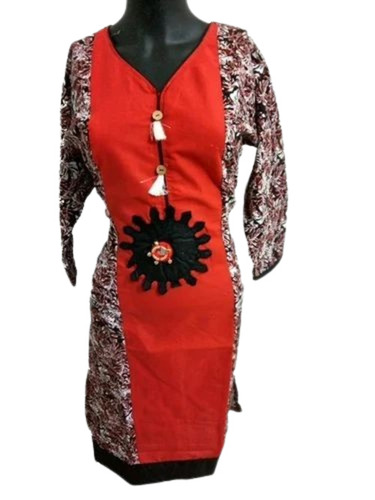 Stitched Casual Cotton Kurtis