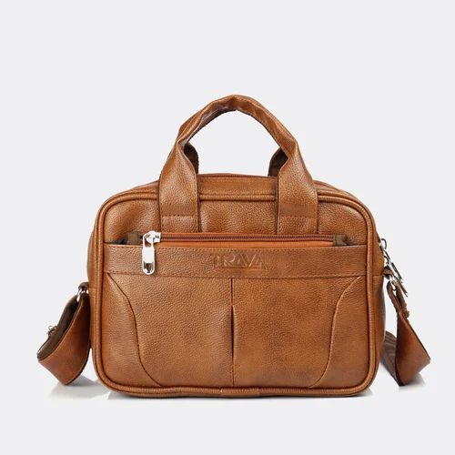 Tan Leather Sling Bag