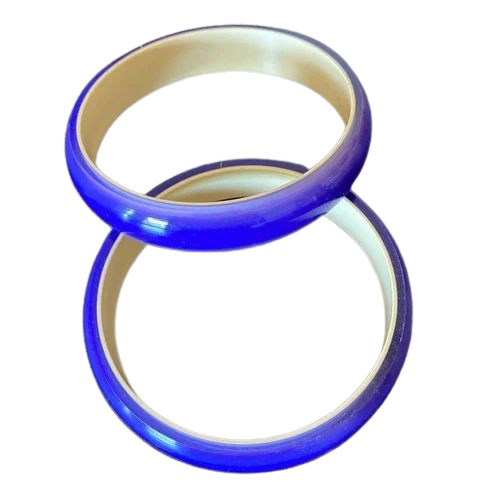 1.15inch Plain Blue Plastic Bangles