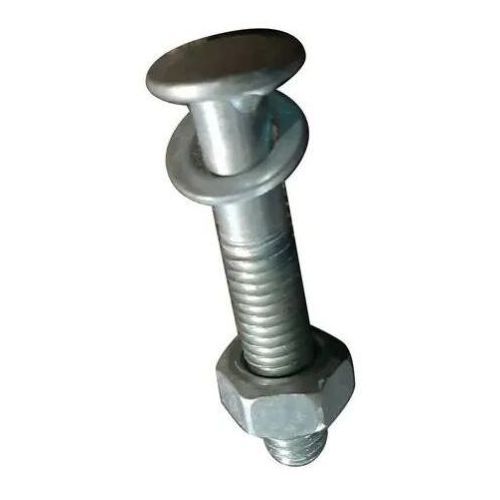 3mm Mild Steel Seat Bolt - Mild Steel, 3mm, Silver, Hexagon Head | Tempered, Polished, Durable, Fine Finished