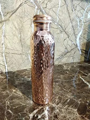 900ml Hammered Copper Bottle Of