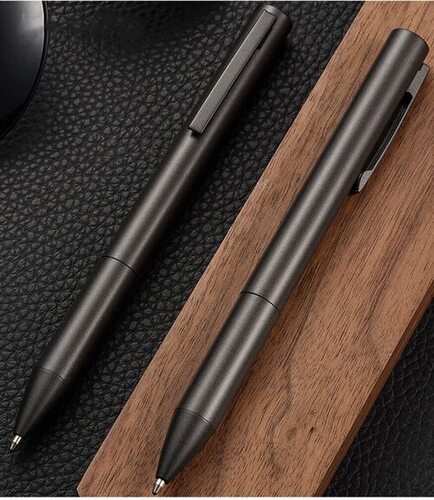 Black Retractable Ballpoint Pen
