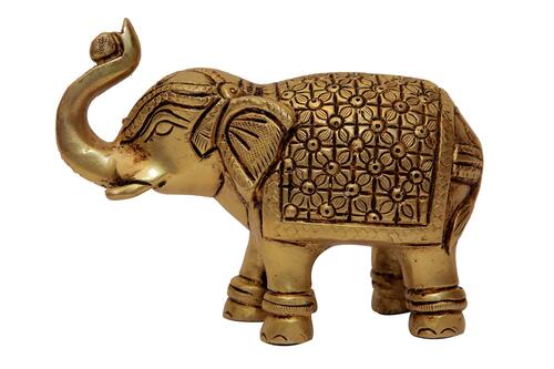 Brass Elephant Statue