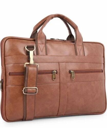 Brown Leather Laptop Bag
