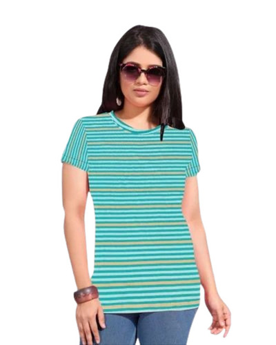 Ladies Striped T Shirt
