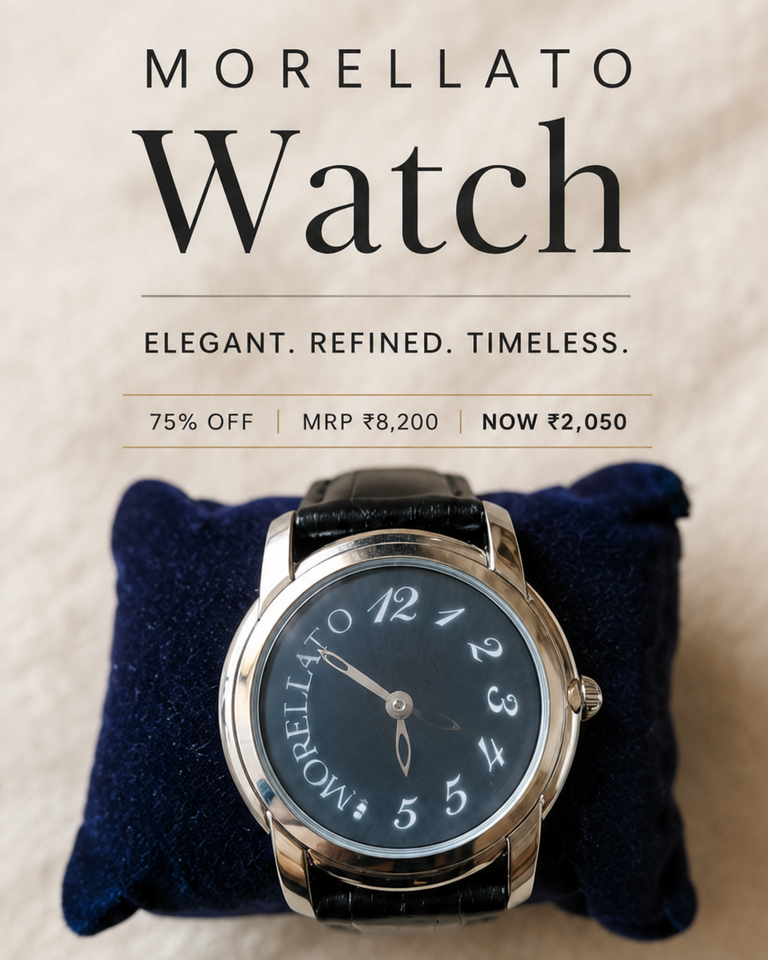 Morellato Round Dial Men and Women Quartz Watch
