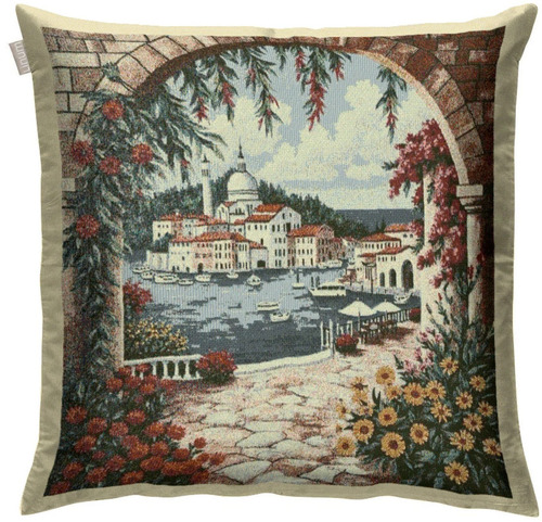 Multicolor Printed Jacquard Woven Cushion Covers