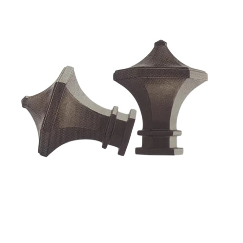 Octagon Curtain Rod End Cap