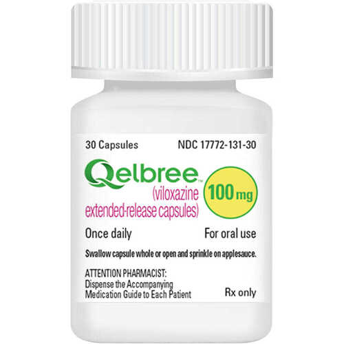 Qelbree Viloxazin Hydrochloride Capsules