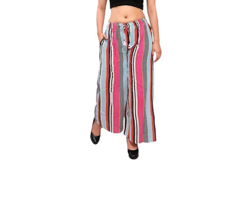 Rayon Striped Palazzo