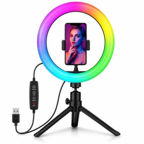 Rgb Led Ring Light 10 Inch
