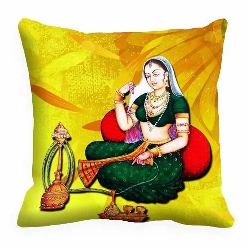 सैटिन डिजिटल प्रिंटेड कुशन कवर