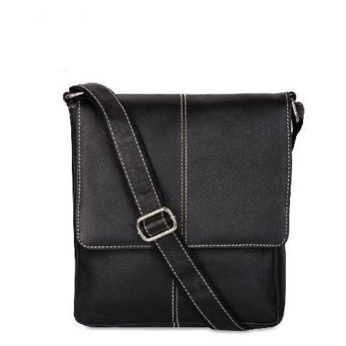 Unisex Genuine Leather Messenger Bag