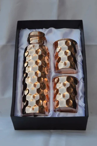 Water Bottle 750ml With Two Glass Set