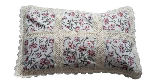 20x30 Inch Full Lace White Pillow Cover