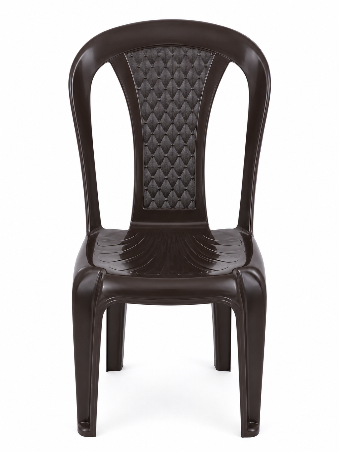 Choco Armless Plastic Chair - Brand Name: Sun