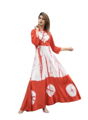 Ladies Circular Printed Cotton Kurti