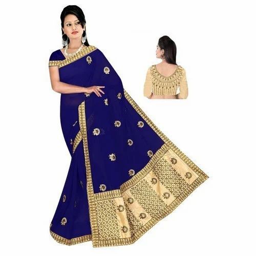 Ladies Georgette Casual Saree