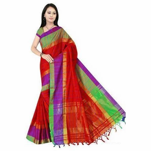 Ladies Multicolor Casual Saree