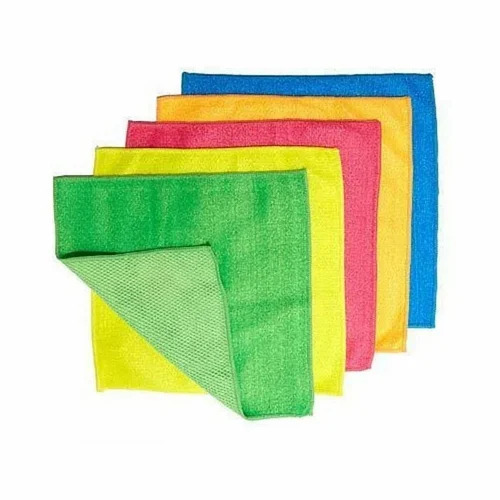 Microfiber Glass Clothes - Microfiber, Rectangular, Multicolor | Soft Cleaning Cloths