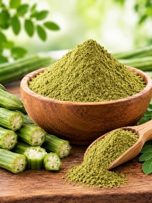 Natural Moringa Leaf Powder - Grade: A