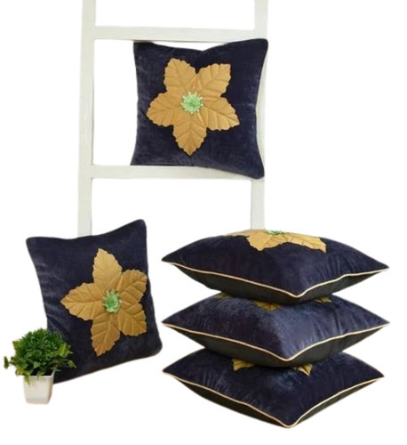 Velvet Embroidery Cushion Cover