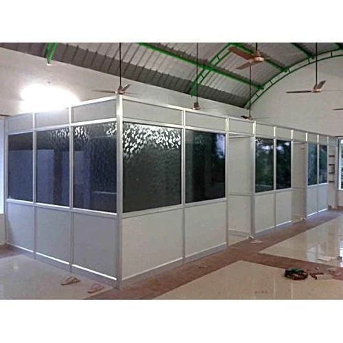 White Office Aluminium Partition