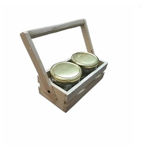 Wooden Rectangular Handicraft Basket