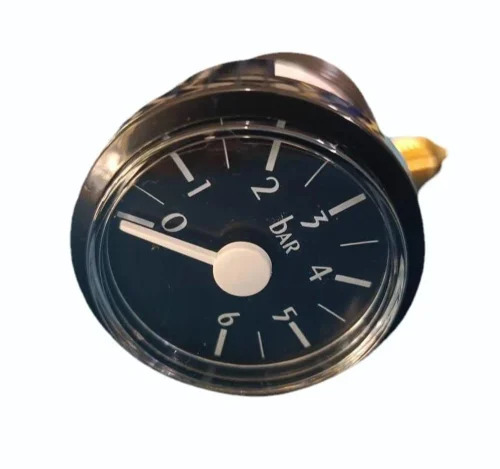Black Pressure Gauge Meter With Copper Tube